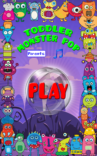 Toddler Monster Pop - Gameplay image of android game