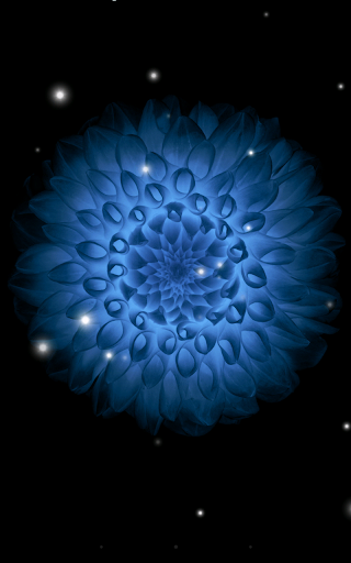Galaxy Flowers Live Wallpaper - Image screenshot of android app