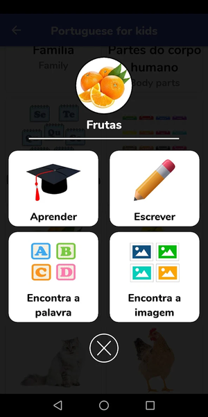 Portuguese For Kids - عکس برنامه موبایلی اندروید