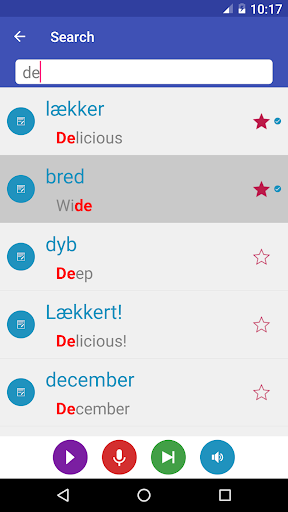 Learn Danish - عکس برنامه موبایلی اندروید