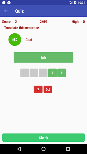 Learn Finnish - عکس برنامه موبایلی اندروید