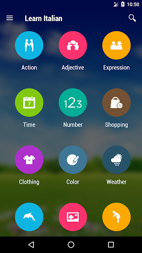 Learn Italian - Image screenshot of android app