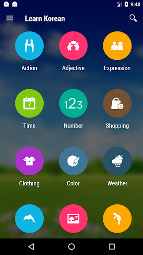 Learn Korean - Image screenshot of android app