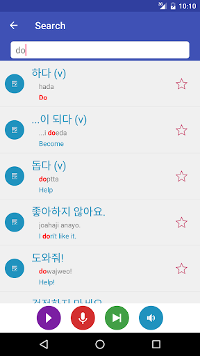Learn Korean - Image screenshot of android app