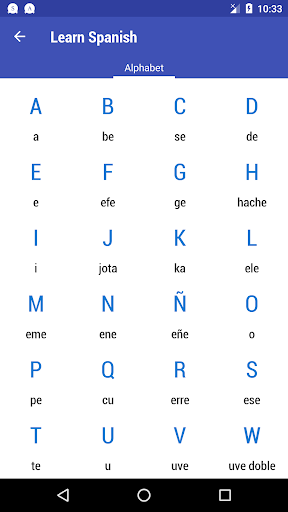 Learn Spanish - عکس برنامه موبایلی اندروید