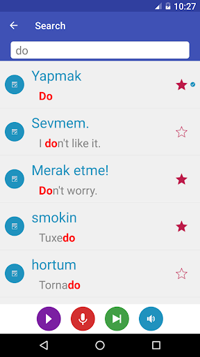 Learn Turkish - Image screenshot of android app