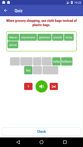 Learn Turkish - Image screenshot of android app