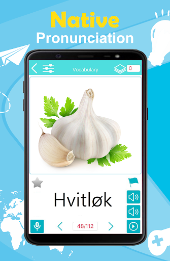 Norwegian 90000 words pictures - Image screenshot of android app