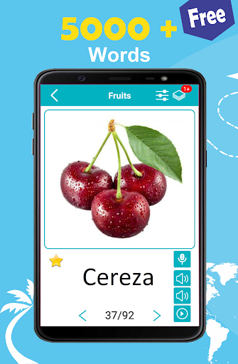 Spanish 5000 Words with Pictures - Image screenshot of android app