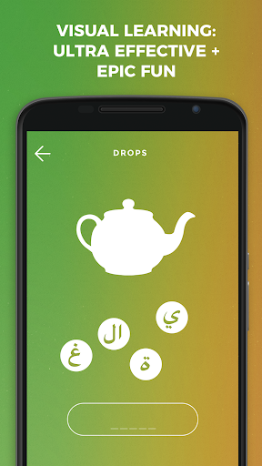 Drops: Learn Arabic - عکس برنامه موبایلی اندروید