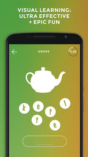 Drops: Learn British English - عکس برنامه موبایلی اندروید
