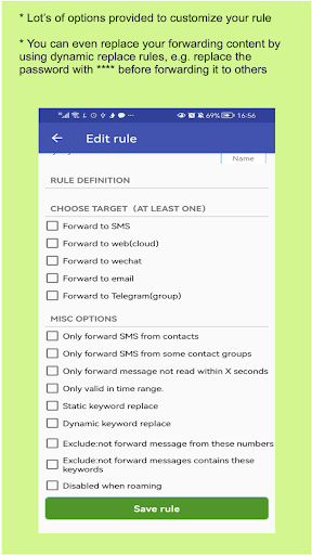 SMS Forwarder - عکس برنامه موبایلی اندروید