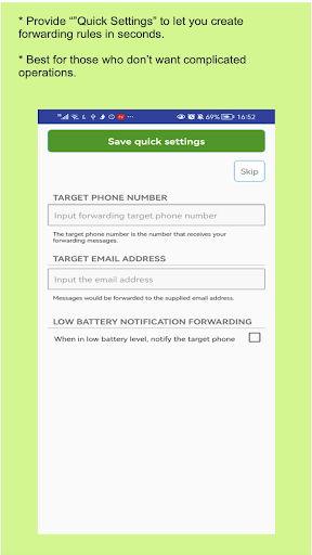 SMS Forwarder - عکس برنامه موبایلی اندروید