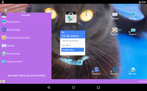 Windroid Launcher (Free) - عکس برنامه موبایلی اندروید