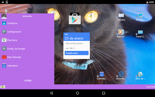 Windroid Launcher (Free) - عکس برنامه موبایلی اندروید