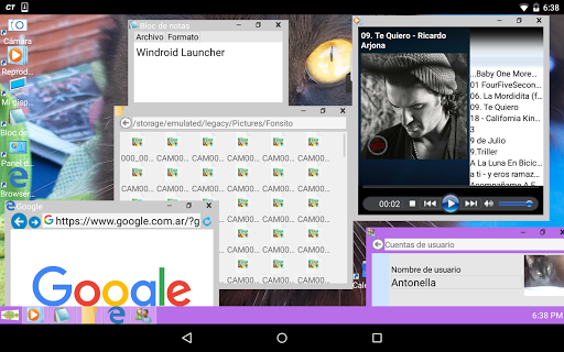 Windroid Launcher (Free) - عکس برنامه موبایلی اندروید
