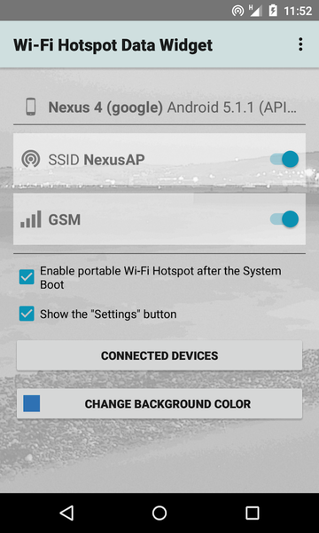 Wi-Fi Hotspot Data Widget - عکس برنامه موبایلی اندروید