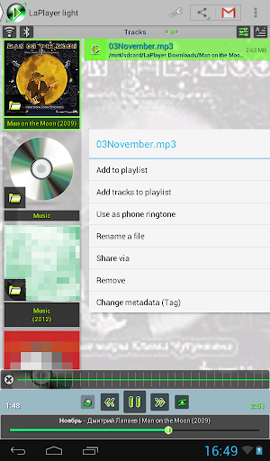 LaPlayer light - عکس برنامه موبایلی اندروید
