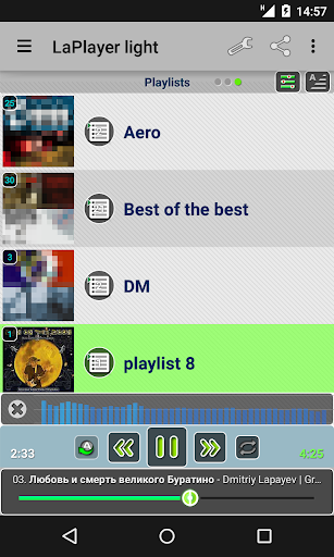 LaPlayer light - عکس برنامه موبایلی اندروید