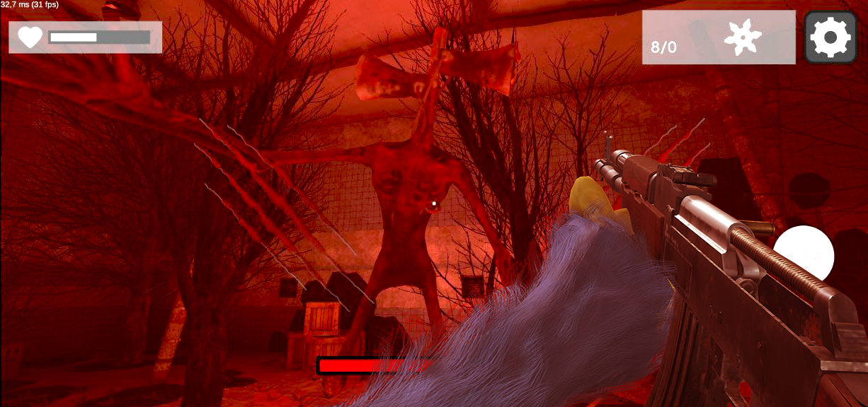 Siren Head game 3d horror - Gameplay image of android game