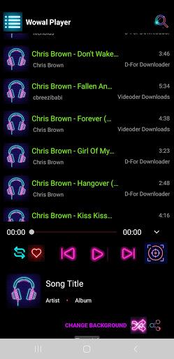 Neon Music Player - Image screenshot of android app