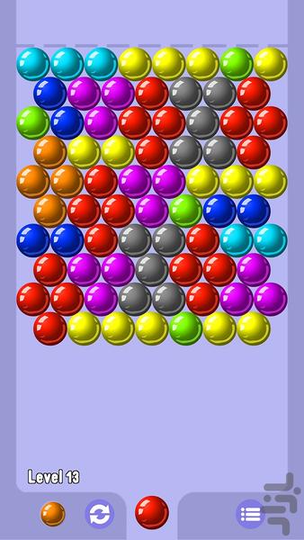 تیرانداز حباب - عکس بازی موبایلی اندروید