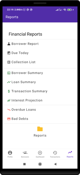 Lending Business Manager - Image screenshot of android app