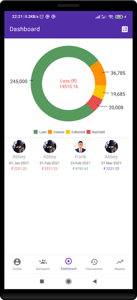 Lending Business Manager - Image screenshot of android app