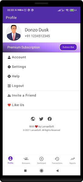 Lending Business Manager - Image screenshot of android app