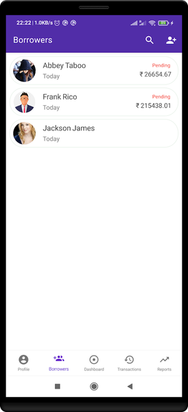 Lending Business Manager - Image screenshot of android app