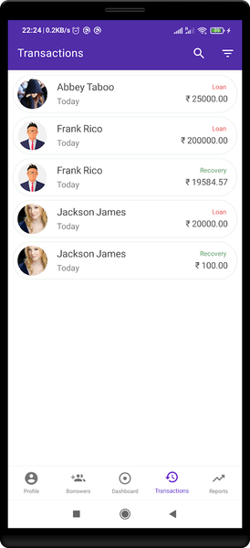 Lending Business Manager - Image screenshot of android app