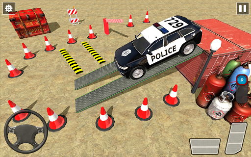 Car Games : Police Car Parking - Gameplay image of android game