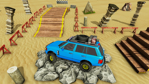Offroad 4x4 Driving Car Games - Gameplay image of android game