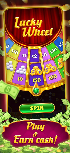 Golden Bounce -Earn real money - Gameplay image of android game