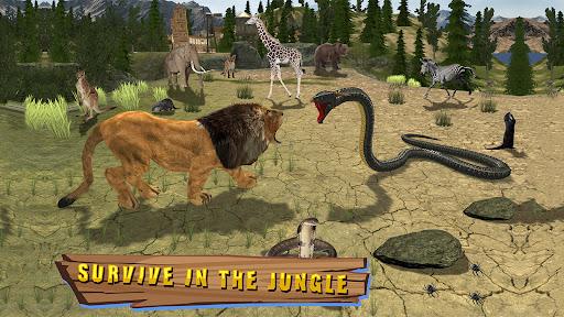 Anaconda Snake Jungle RPG Sim - Gameplay image of android game