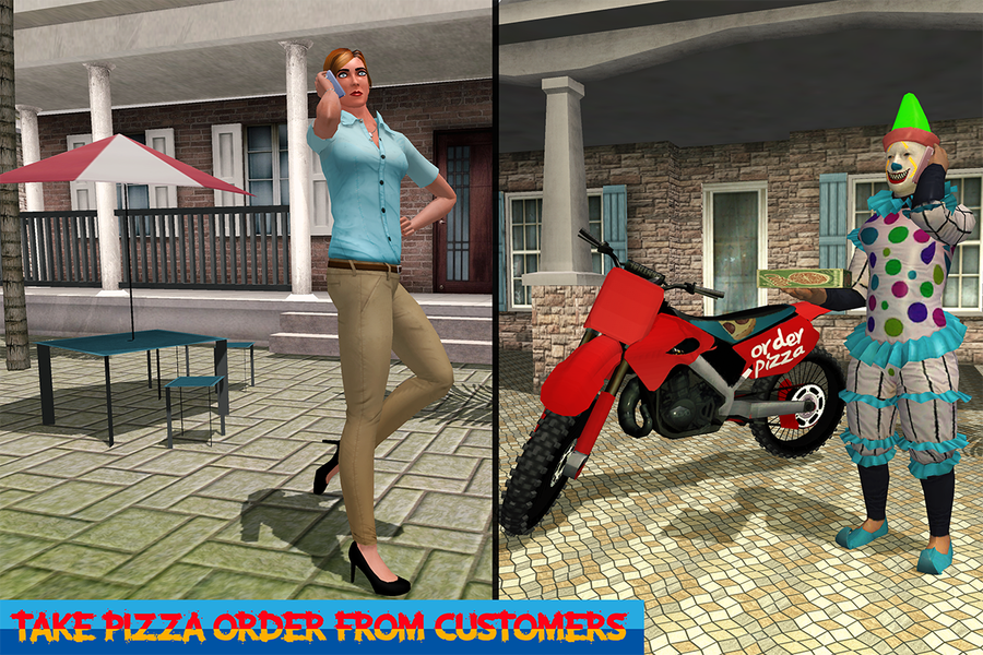 Pizza Boy Bike Delivery Game - Gameplay image of android game