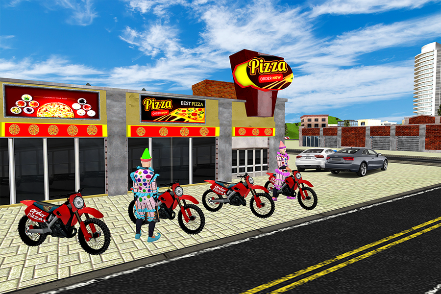 Pizza Boy Bike Delivery Game - Gameplay image of android game