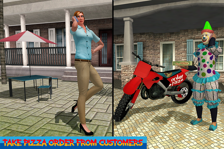 Pizza Boy Bike Delivery Game - Gameplay image of android game