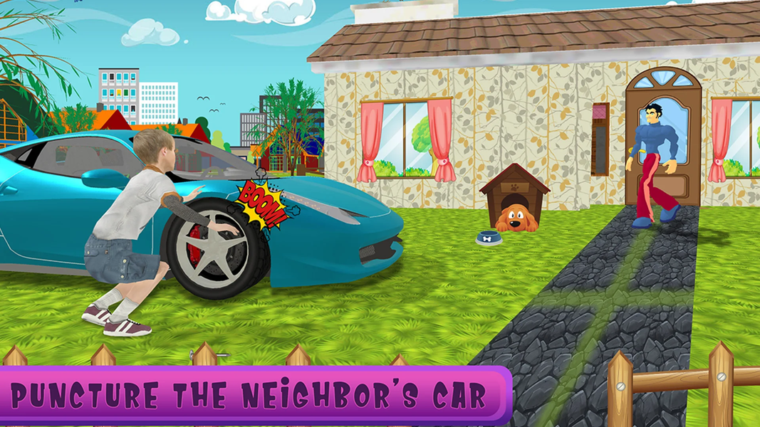 Terrible Home Neighbors Escape - Gameplay image of android game