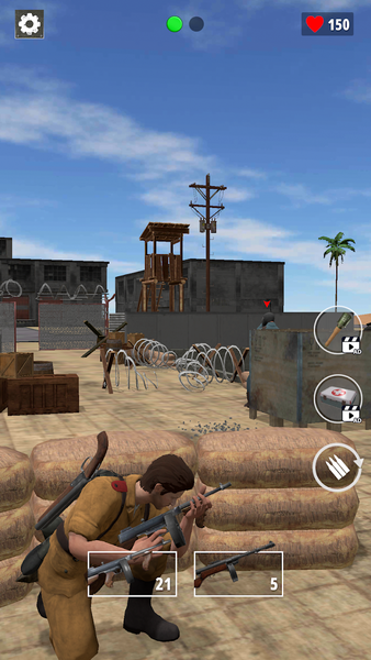 Last Front: WW2 Survival - Gameplay image of android game