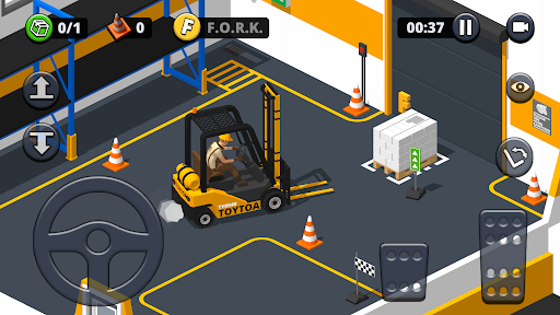 Forklift Extreme Simulator - Gameplay image of android game