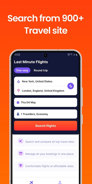 Last Minute Flights・Budget Air - عکس برنامه موبایلی اندروید