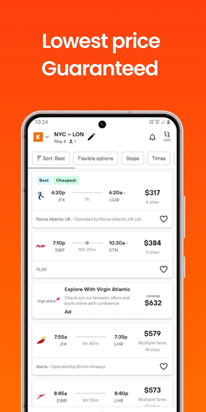 Last Minute Flights・Budget Air - عکس برنامه موبایلی اندروید