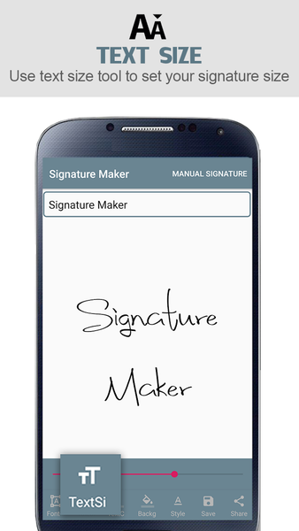 Signature Maker - Signature Cr - عکس برنامه موبایلی اندروید