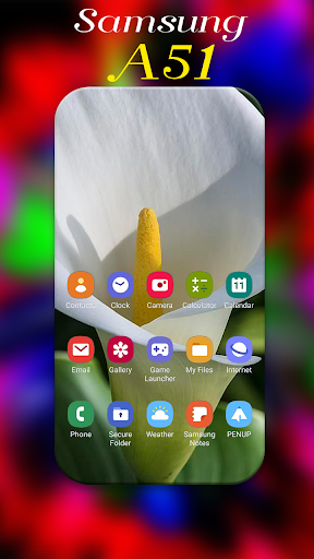 Themes for Samsung Galaxy A51: launcher for Galaxy - Image screenshot of android app