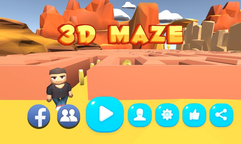 ۳D Maze - عکس بازی موبایلی اندروید