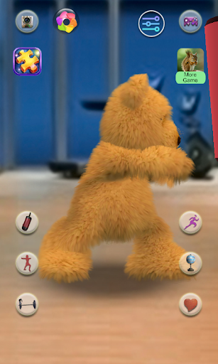 Talking Boxing Bear - Image screenshot of android app