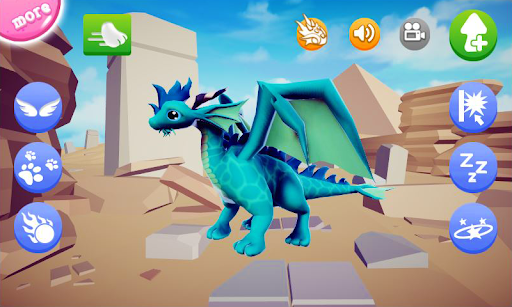 My Talking Dragon - Gameplay image of android game