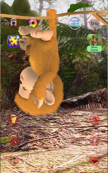 Talking Cute Monkey - عکس برنامه موبایلی اندروید
