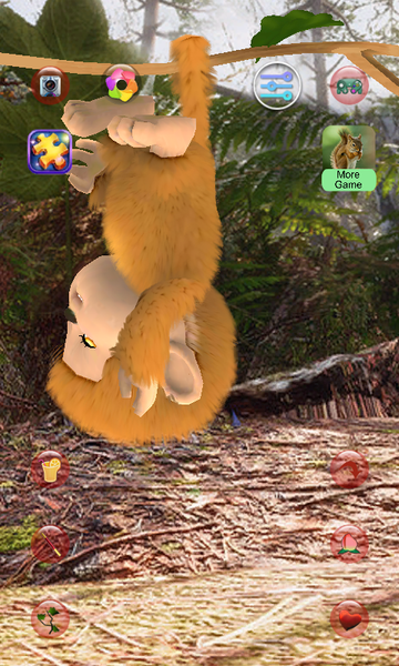 Talking Cute Monkey - عکس برنامه موبایلی اندروید